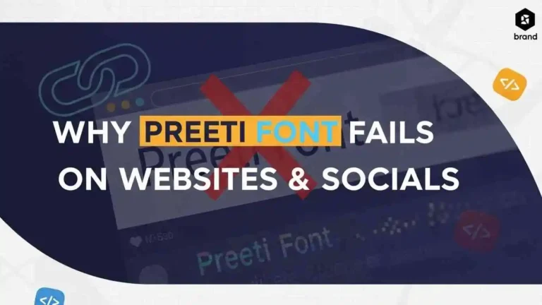 Why Preeti Font Fails on Websites & Socials